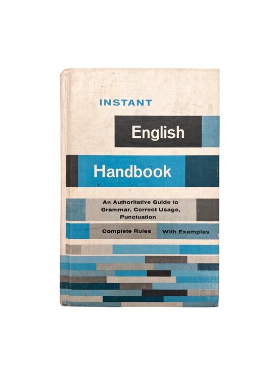 Career Institute Other - Instant English Handbook 1980 Edition Career Institute Vintage Grammar Reference